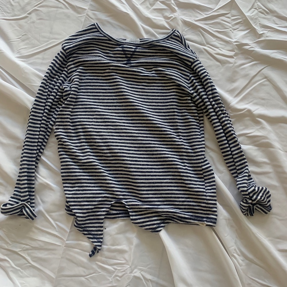 Old Navy Long Sleeve Striped Girls Shirt
